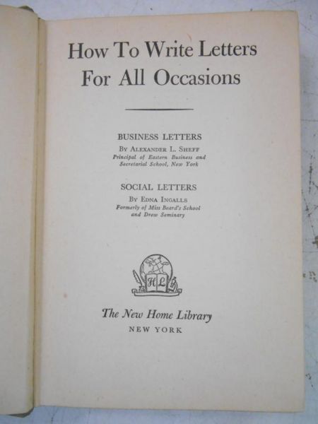 How To Write Letters For All Occasions, 1944 r.