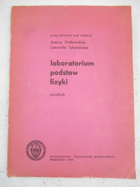 Laboratorium podstaw fizyki