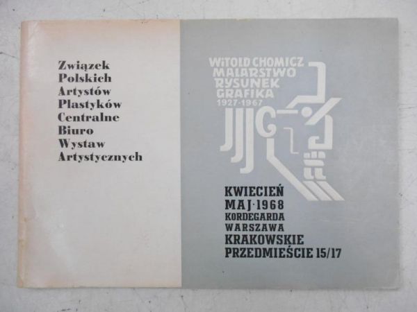 Madeyski Jerzy (red.) - Witold Chomicz malarstwo rysunek grafika 1927-1967