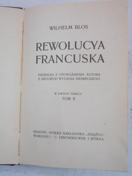 Rewolucja francuska, Tom II, 1909 r.