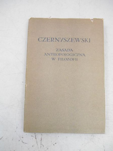 Zasada antropologiczna w filozofii