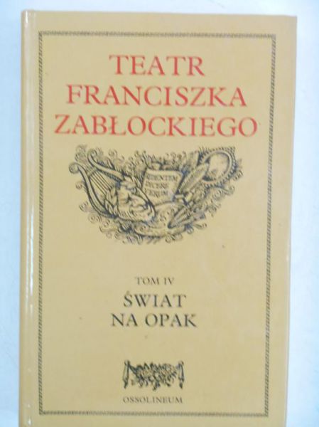 Teatr Franciszka Zabłockiego, Tom II