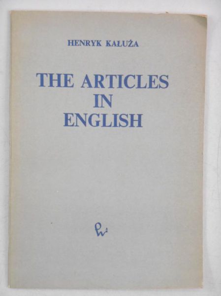 The Articles in English