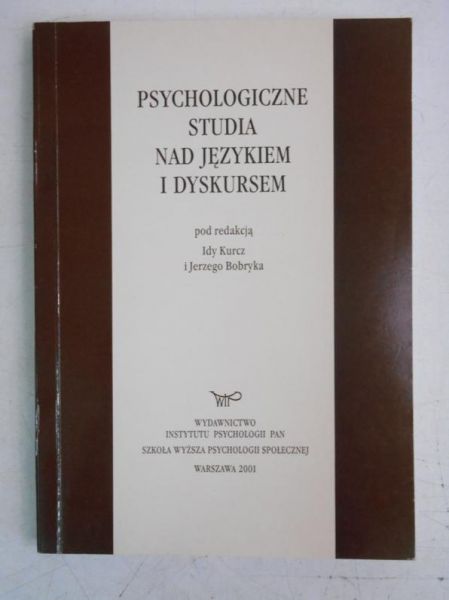 Psychologiczne studia nad językiem i dyskursem