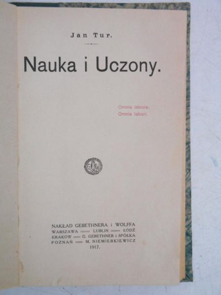 Nauka i Uczony, 1917 r.