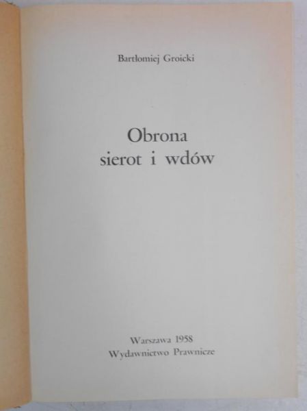 Obrona sierot i wdów