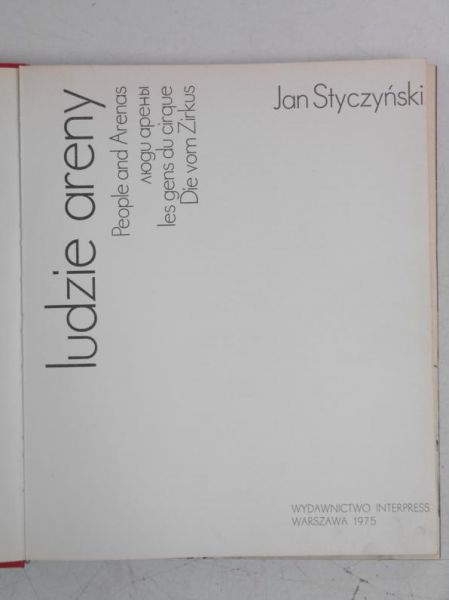 Styczyński Jan - Ludzie areny