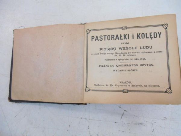 Pastorałki i kolędy czyli piosnki wesołe ludu, 1916 r.