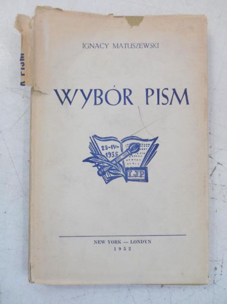 Matuszewski Ignacy - Wybór pism