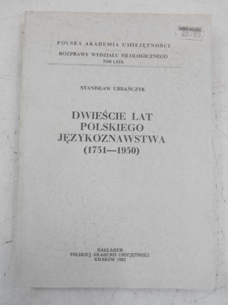 Dwieście lat polskiego językoznastwa