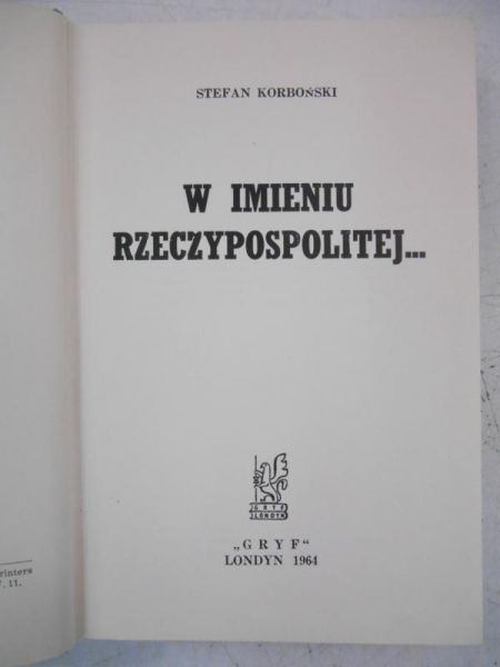 W imieniu rzeczypospolitej…