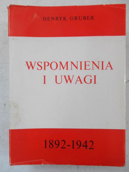Wspomnienia i uwagi 1892-1942