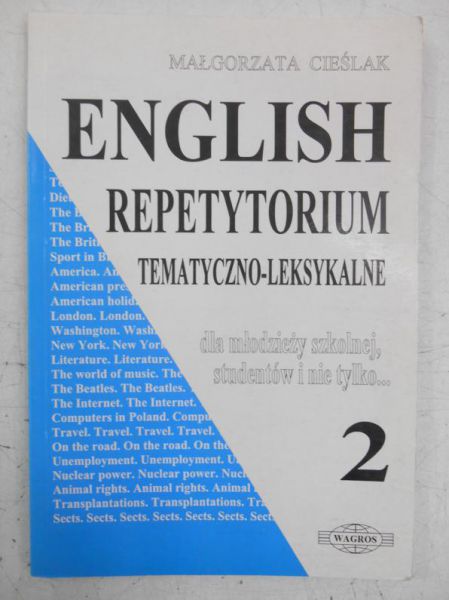 English. Repetytorium tematyczno - leksykalne, część 2