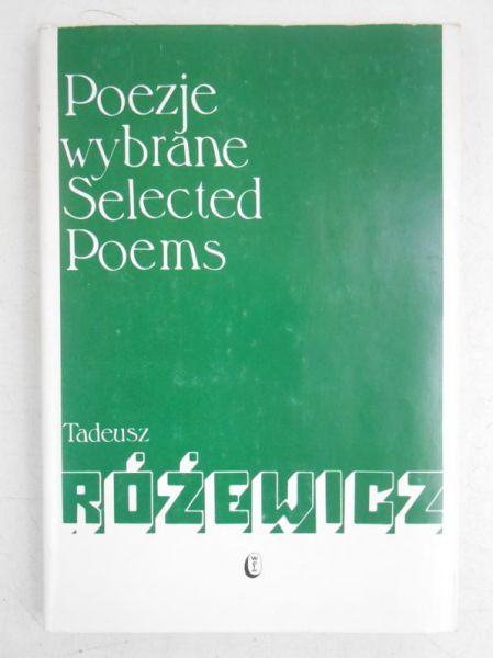 Poezje wybrane Selected Poems