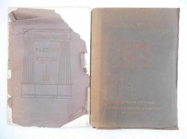 Platon - Fedon / Fajdros, 1925 r.