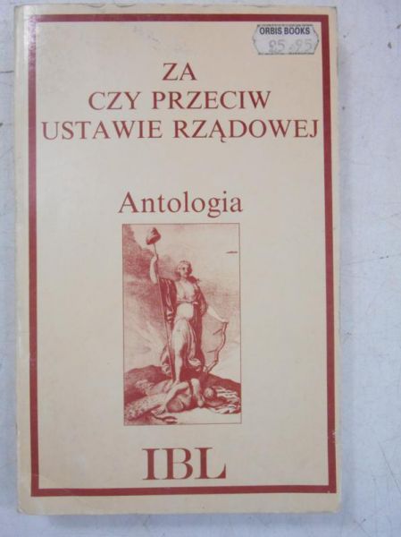 Za czy przeciw ustawie rządowej: walka publicystyczna o Konstytucję 3 Maja