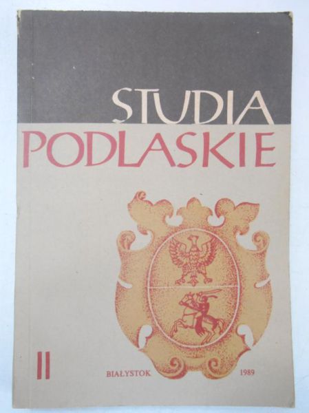 Studia podlaskie, tom II