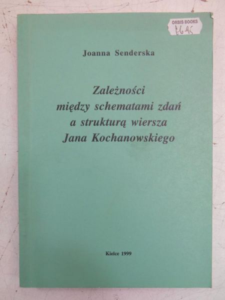 Zależności między schematami zdań a struktura wiersza Jana Kochanowskiego