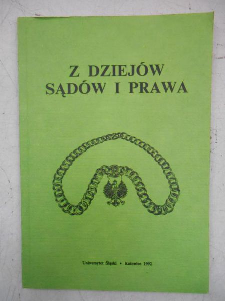 Z dziejów sądów i prawa