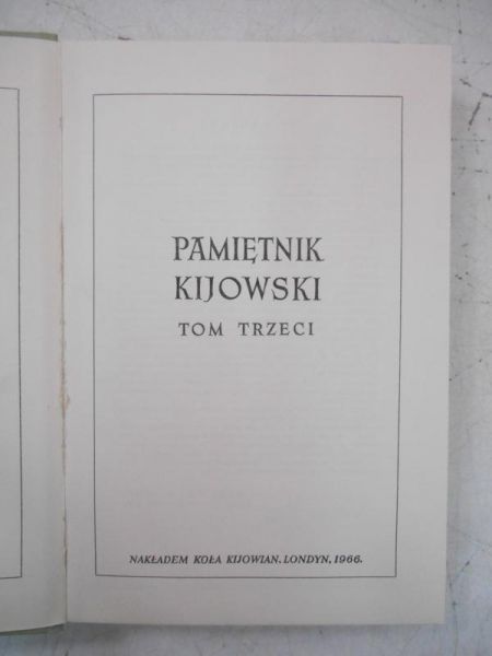 Pamiętnik kijowski, Tom III