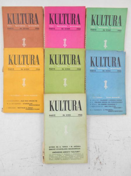 Kultura Paryska, 7 numerów z 1966 r.