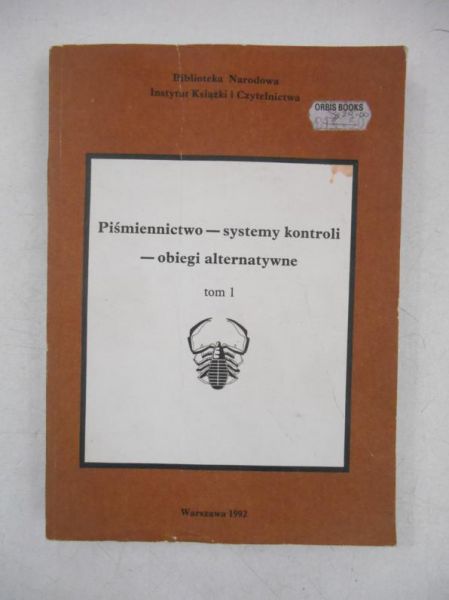 Kostecki Janusz (red.) - Piśmiennictwo - systemy kontroli - obiegi alternatywne, BN