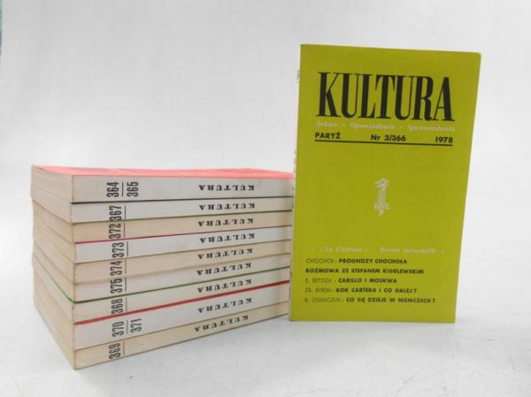 Kultura paryska, zestaw 10 książek z 1978 r.