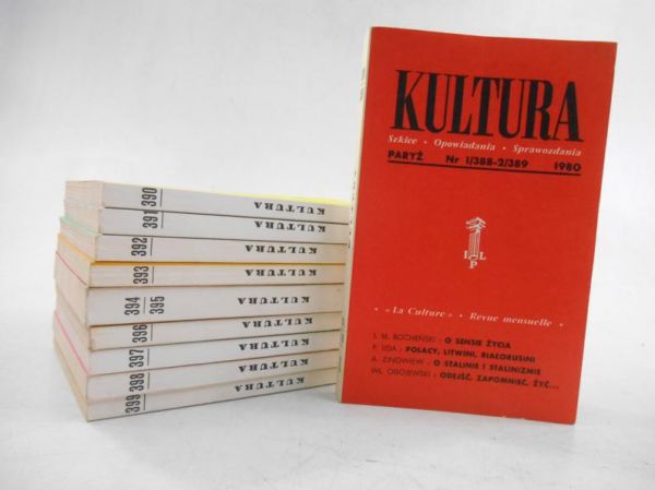 Kultura paryska, zestaw 10 książek z 1980 r.