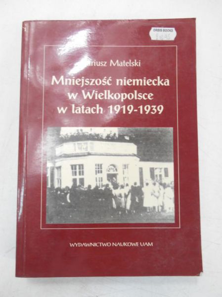 Mniejszość niemiecka w Wielkopolsce w latach 1919-1939
