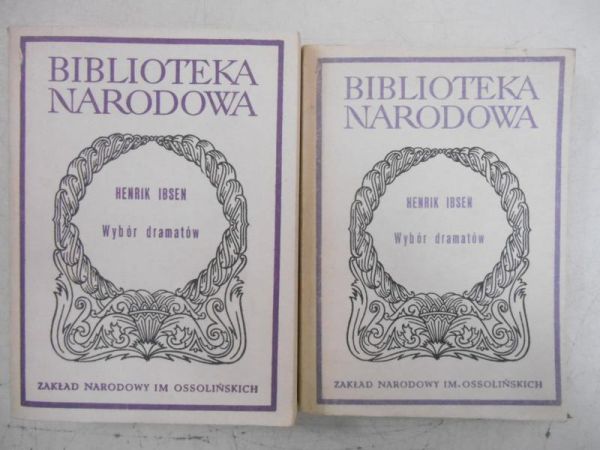 Wybór dramatów, Tom I-II, BN