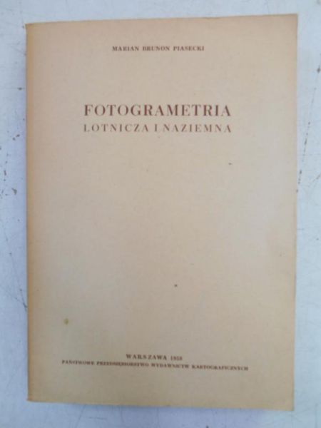 Fotogrametria lotnicza i naziemna