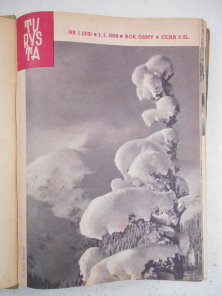 Turysta. Zbiór 12 numerów z roku 1959