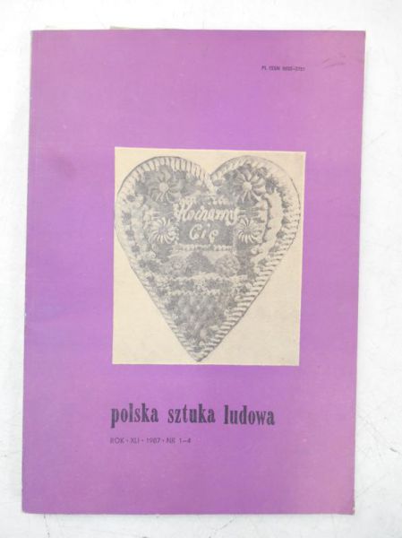 Polska sztuka ludowa, nr 1-4, 1987 r.