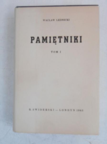 Pamiętniki, Tom I