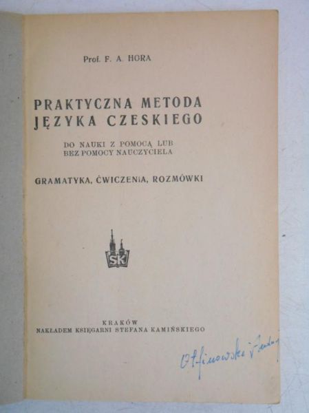 Praktyczna metoda języka czeskiego, 1947 r.