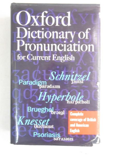 Oxford Dictionary of Pronunciation for Current English