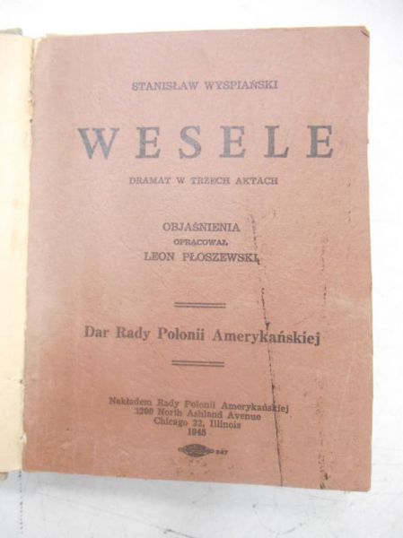 Wesele, 1945 r.