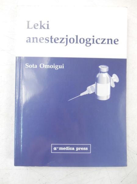 Leki anestezjologiczne