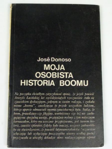 Donoso Jose - Moja osobista Historia Boomu