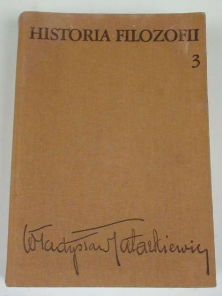Historia filozofii, tom III