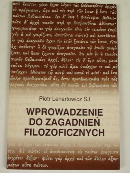 Wprowadzenie do zagadnień filozoficznych
