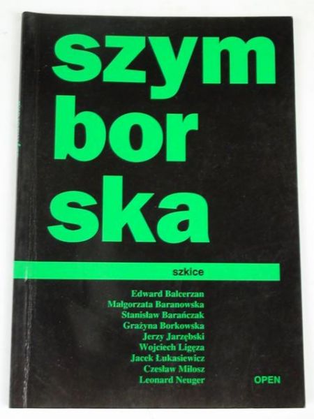 Szymborska. Szkice