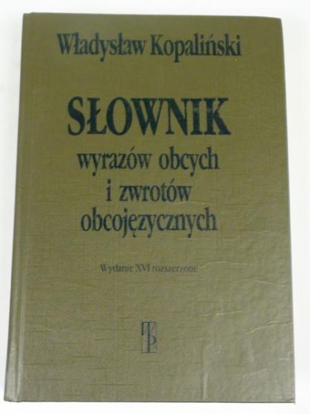 W. - Słownik wyrazów obcych i zwrotów obcojęzycznych