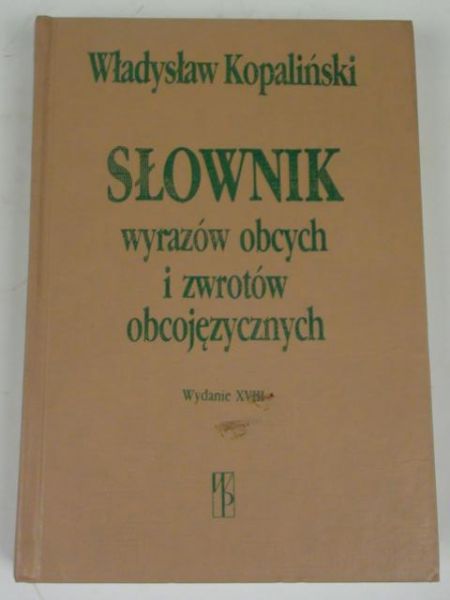 W. - Słownik wyrazów obcych i zwrotów obcojęzycznych