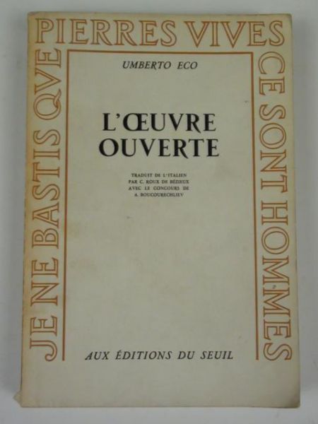 L'oeuvre ouverte