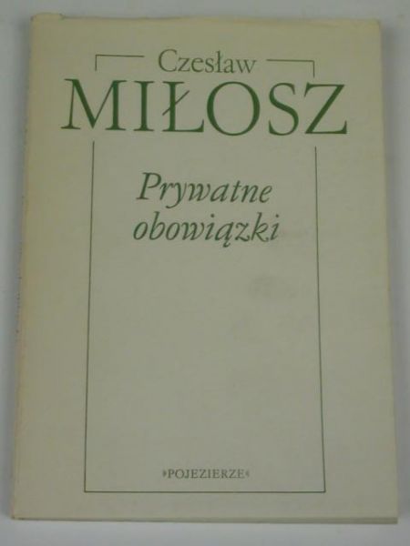 Prywatne obowiązki