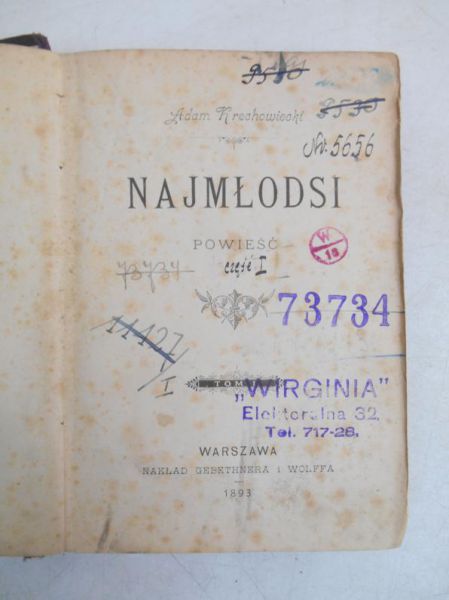 Krechowiecki Adam - Najmłodsi, 1893 r.