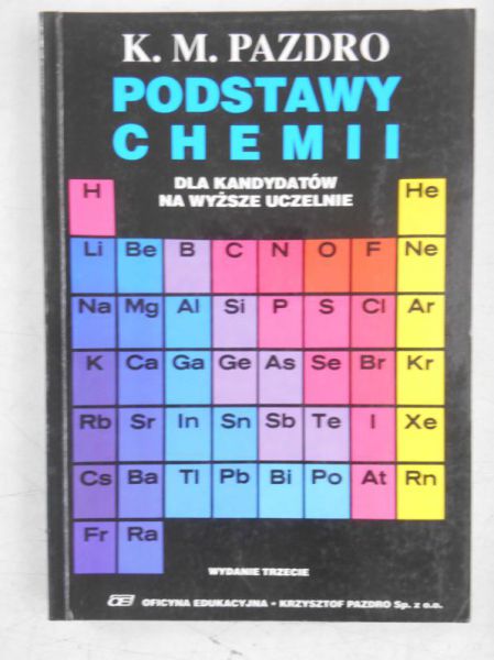 Podstawy chemii dla kandydatów na wyższe uczelnie