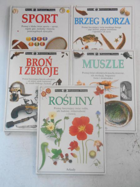 Patrzę. Podziwiam. Poznaję, zestaw 5 książek