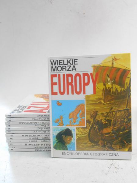 Encyklopedie geograficzne, zestaw 13 książek